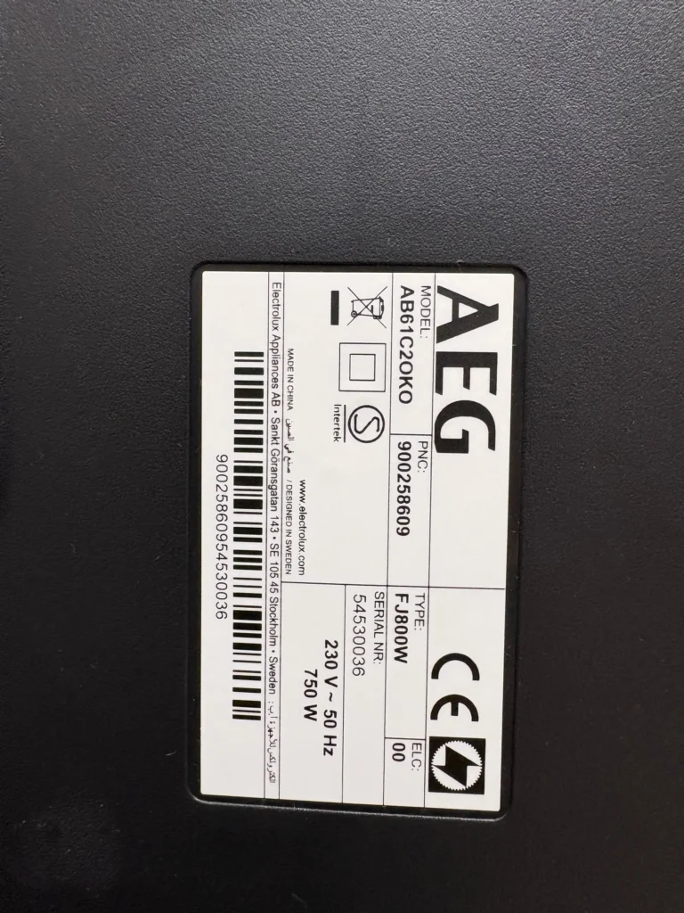 جاروبرقی AEG CLEAN 6000 ÖKO
