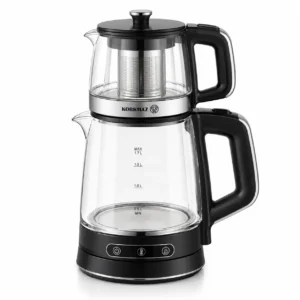 چای ساز کورکماز Prosense A852 مشکی شیشه‌ای